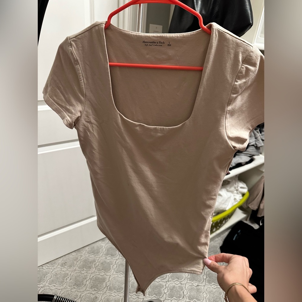 Abercrombie Soft AF Collection Squareneck Bodysuit